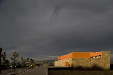 Buiten gevelkurk met isolerende façade kurk