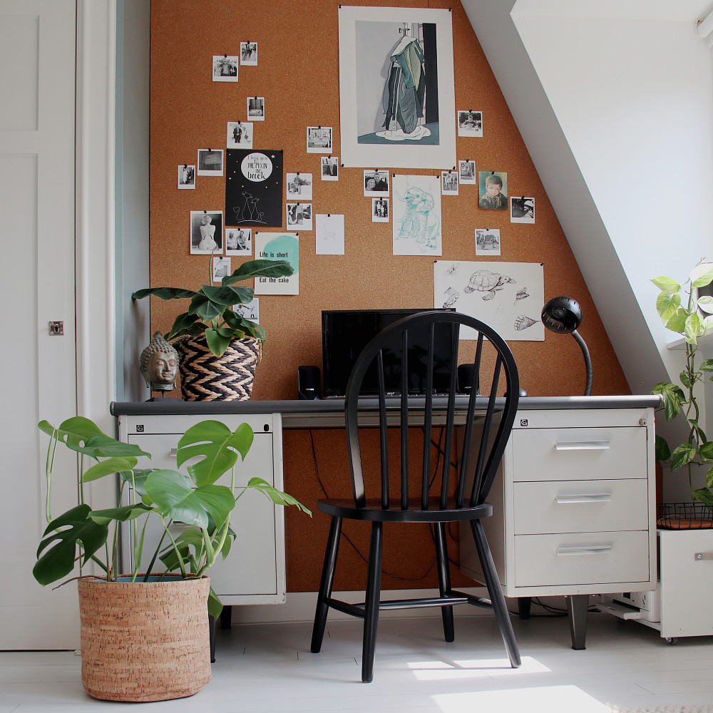 Kurkborden – Klassiek prikbord met houten frame